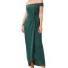 Adrianna Papell Women's Glitter Knot-Front Dress
