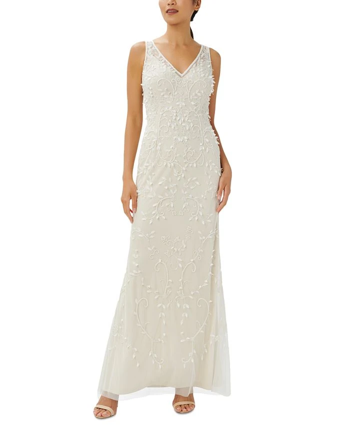 Adrianna Papell Women's Embellished Sleeveless Gown 1 Adrianna Papell Women's Embellished Sleeveless Gown