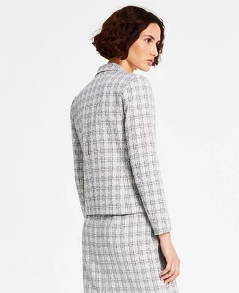 Bar III Women's Tweed Faux Double-Breasted Blazer, Created For Macy's 2 Bar III Women's Tweed Faux Double-Breasted Blazer, Created For Macy's - Image 2