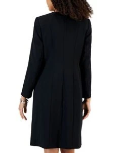 Kasper Women's Long Sleeve Seamed Topper Jacket -Anne Klein Sales Store 22813279 fpx