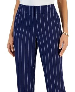 Kasper Women's Mid-Rise Straight-Leg Pinstripe Pants -Anne Klein Sales Store 22813332 fpx