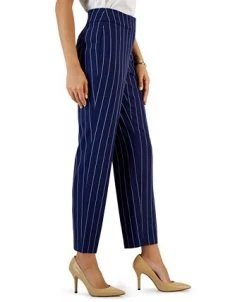 Kasper Women's Mid-Rise Straight-Leg Pinstripe Pants -Anne Klein Sales Store 22813333 fpx