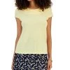Kasper Women's Cowl-Neck Short-Sleeve Top