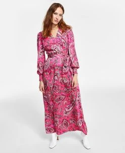 INC International Concepts Women's Paisley Maxi Dress, Created For Macy's