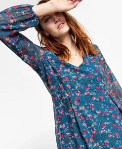 INC International Concepts Women's Tie-Back Shift Dress, Created For Macy's -Anne Klein Sales Store 22813901 fpx