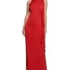 Vince Camuto Women's Halter-Neck Satin Sleeveless Gown