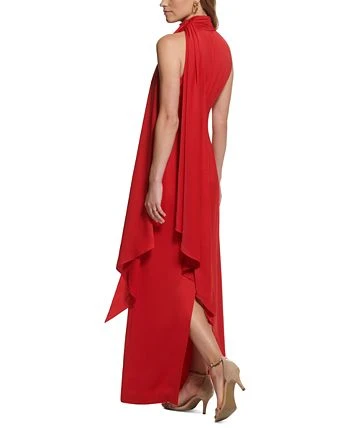 Vince Camuto Women's Halter-Neck Satin Sleeveless Gown 2 Vince Camuto Women's Halter-Neck Satin Sleeveless Gown - Image 2