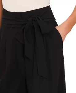 CeCe Women's Tie High-Waist Pleated Wide-Leg Trousers 6 CeCe Women's Tie High-Waist Pleated Wide-Leg Trousers -Anne Klein Sales Store 22815506 fpx