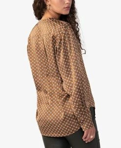 Sanctuary Women's Long-Sleeve Geo-Print Blouse -Anne Klein Sales Store 22824204 fpx