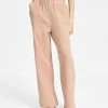 And Now This Women's Textured High-Rise Pull-On Pants
