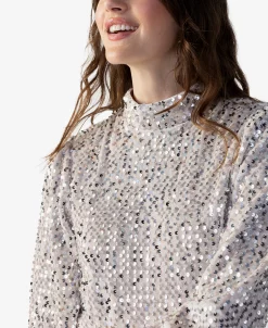 Sanctuary All Nighter Mock-Neck Top -Anne Klein Sales Store 22836411 fpx