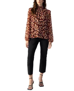 Sanctuary Women's Romance Smocked-Neck Popover Top -Anne Klein Sales Store 22836446 fpx