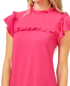 CeCe Ruffled Mock-Neck Dress -Anne Klein Sales Store 22838296 fpx