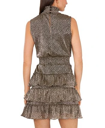 1.STATE Women's Sleeveless Smocked Tiered Dress 2 1.STATE Women's Sleeveless Smocked Tiered Dress - Image 2