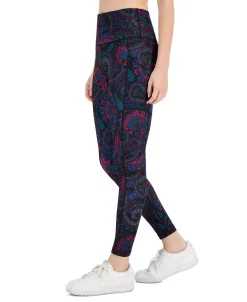 ID Ideology Women's 7/8 Paisley Leggings, Regular & Petite, Created For Macy's -Anne Klein Sales Store 22851352 fpx