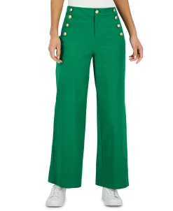 Charter Club Women's Wide-Leg Sailor Pants, Created For Macy's -Anne Klein Sales Store 22865852 fpx