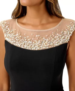 Adrianna Papell Women's Embellished Overlay Jumpsuit -Anne Klein Sales Store 22866057 fpx