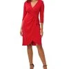Adrianna Papell Women's Faux-Wrap Cocktail Dress