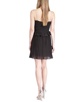 Michael Kors Women's Pleated Chain-Strap Dress 2 Michael Kors Women's Pleated Chain-Strap Dress - Image 2