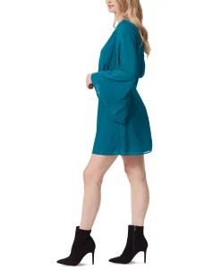 Jessica Simpson Women's Amella Slit-Sleeve Boat-Neck Dress -Anne Klein Sales Store 22884002 fpx