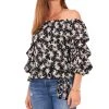 Vince Camuto Women's Off Shoulder Bubble Sleeve Top