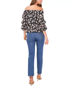 Vince Camuto Women's Off Shoulder Bubble Sleeve Top -Anne Klein Sales Store 22903417 fpx