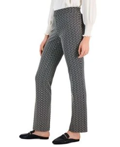 Anne Klein Women's Jacquard-Knit Bootcut Pants -Anne Klein Sales Store 22909232 fpx
