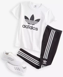 ADIDAS Women's Trefoil Logo T-Shirt & Full-Length Leggings -Anne Klein Sales Store 22915024 fpx