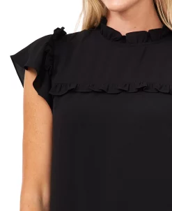 CeCe Ruffled Mock-Neck Dress -Anne Klein Sales Store 22916279 fpx