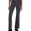 ID Ideology Petite Criss-Cross-Waistband Flare-Leg Pant, Created For Macy's