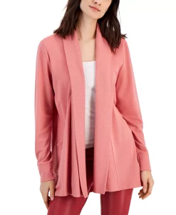ID Ideology Women's Butter French Terry Cardigan, Created For Macy's -Anne Klein Sales Store 22923008 fpx