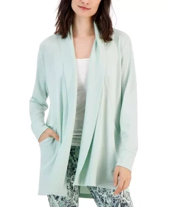 ID Ideology Women's Butter French Terry Cardigan, Created For Macy's -Anne Klein Sales Store 22923009 fpx