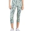 ID Ideology Women's Snake-Print Cropped High-Rise Leggings, Created For Macy's