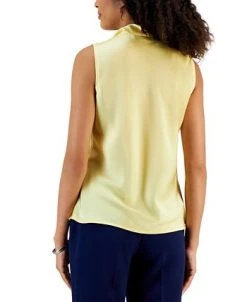 Kasper Women's Sleeveless Tie-Neck Top, Regular And Petite Sizes -Anne Klein Sales Store 22946495 fpx