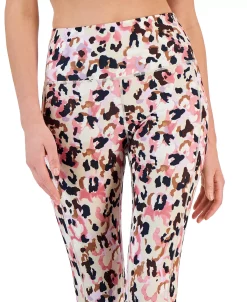 ID Ideology Petite Animal-Print Side-Pocket 7/8 Leggings, Created For Macy's -Anne Klein Sales Store 22965427 fpx 1