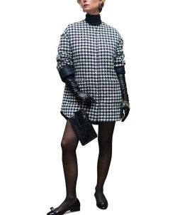 Anne Klein Women's Houndstooth Quilted Snap-Front Jacket 10 Anne Klein Women's Houndstooth Quilted Snap-Front Jacket -Anne Klein Sales Store 22977901 fpx