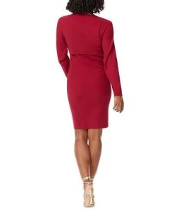 Sam Edelman Women's Allie Ribbed Two-For-One Topper Dress -Anne Klein Sales Store 22980163 fpx
