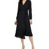 INC International Concepts Women's V-Neck Faux-Wrap Dress, Created For Macy's