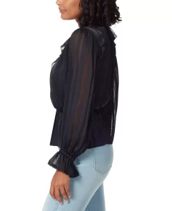 Sam Edelman Women's Vermont Ruffled-Collar Peplum Blouse -Anne Klein Sales Store 22981023 fpx