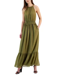 INC International Concepts Women's Halter Maxi Dress, Created For Macy's -Anne Klein Sales Store 22981633 fpx