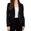 INC International Concepts Women's Puff-Shoulder One-Button Blazer, Created For Macy's