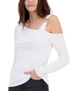 INC International Concepts Women's One-Shoulder Asymmetric Top, Created For Macy's -Anne Klein Sales Store 22986983 fpx