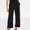 Bar III Pull-On Wide-Leg Pants, Created For Macy's