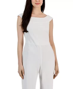 Connected Women's Scuba Crepe Sleeveless Wide-Leg Jumpsuit -Anne Klein Sales Store 22996146 fpx