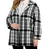 Kasper Plus Size Edge To Edge Notched-Collar Cardigan Jacket