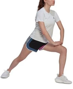 ADIDAS Women's Marathon 20 Colorblocked Pull-On Running Shorts -Anne Klein Sales Store 23010497 fpx