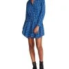 Steve Madden Women's Peyton Plaid Tie-Waist Shirt Dress