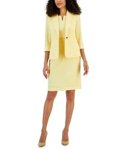 Kasper Women's Single-Button Blazer & Shift Dress