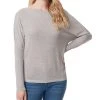 Jessica Simpson Women's Giana Long-Sleeve Boatneck Top