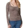 Jessica Simpson Women's Inara Knit Sweetheart-Neckline Top